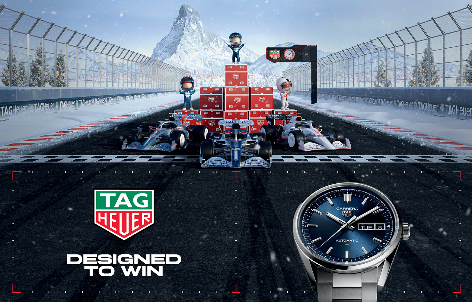 Man showing his watch