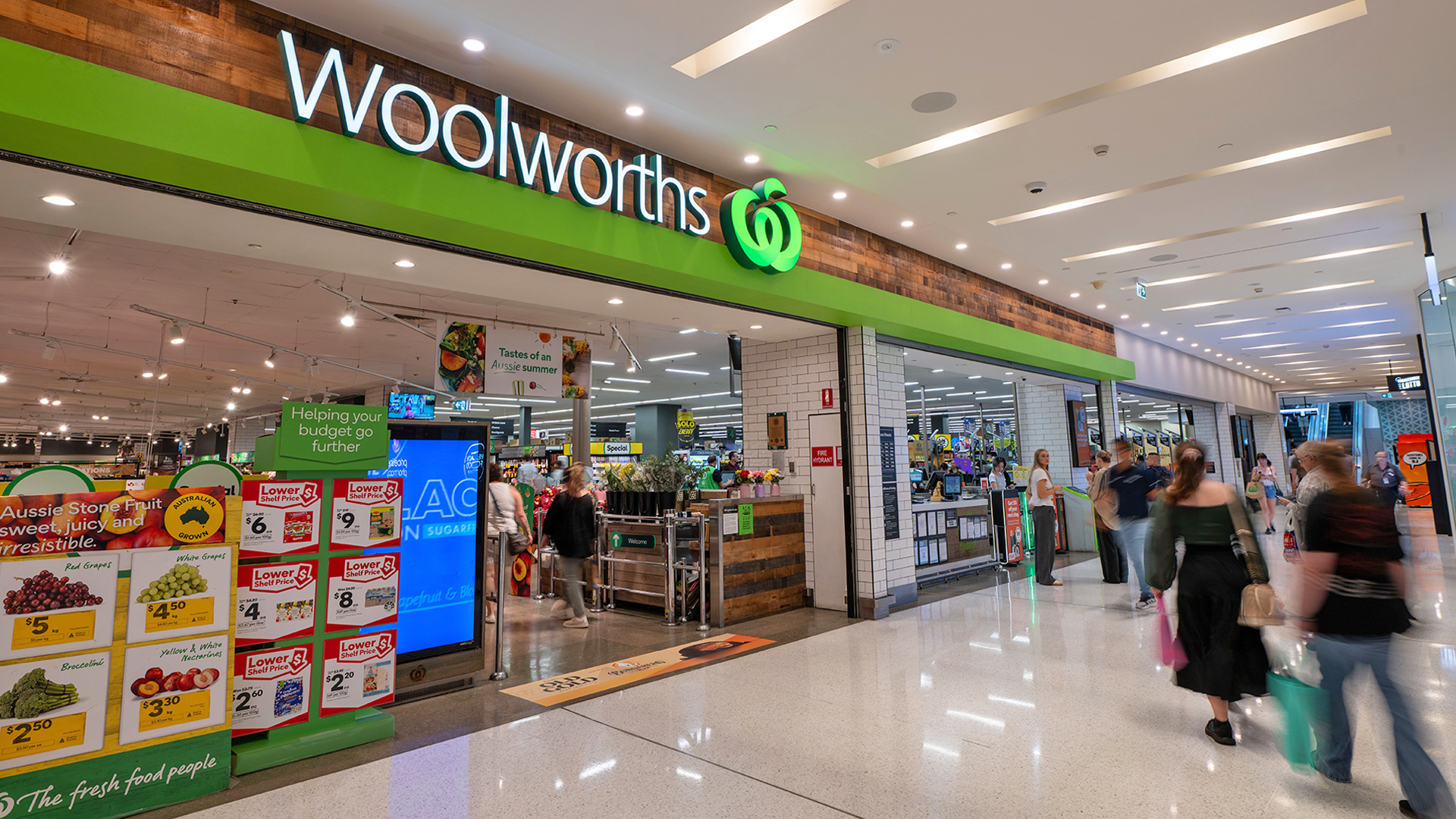 Woolworths store entrance